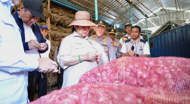 Perkuat Produksi Bawang Putih di Lombok Timur dengan Rp55,6 Miliar