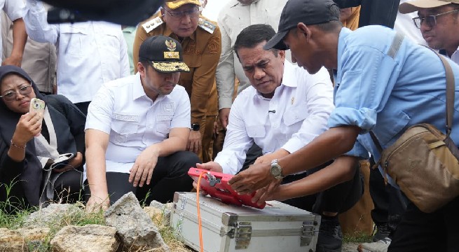 Kementan Bangun 2,4 Km Irigasi di Cirebon