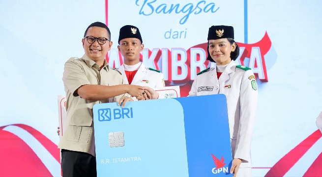 Paskibraka Tingkat Pusat Dapat Dana Pendidikan dari BRI