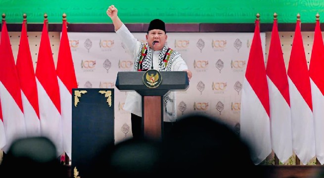 Prabowo Pekikan Kemerdekaan Palestina