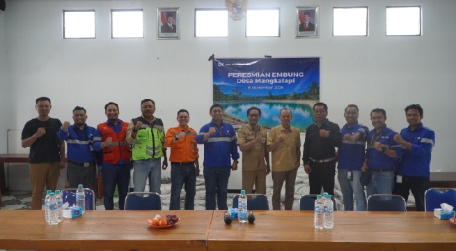 Cipta Kridatama Dukung Ketahanan Air Bersih di Mangkalapi Lewat Pembangunan Embung