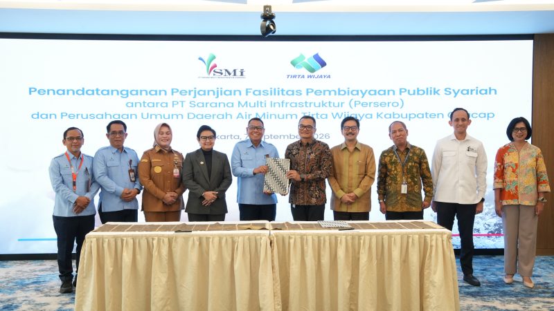 PT SMI Biayai Sistem Syariah ke Layanan Air Minum di Cilacap Rp50,15 Miliar