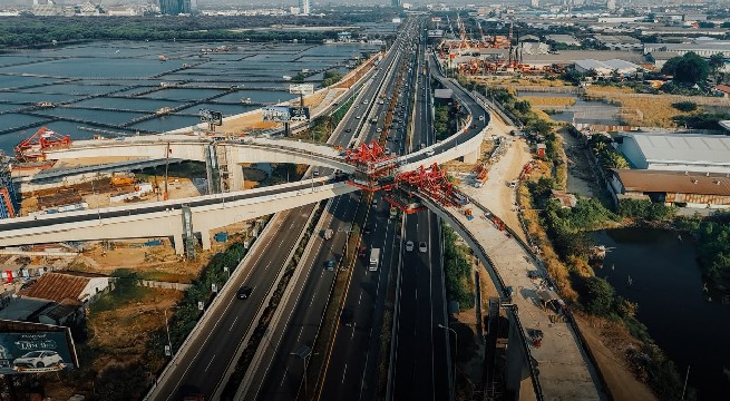 PTPP Progreskan Pembangunan Tol Kataraja Seksi 1 hingga 94,9%
