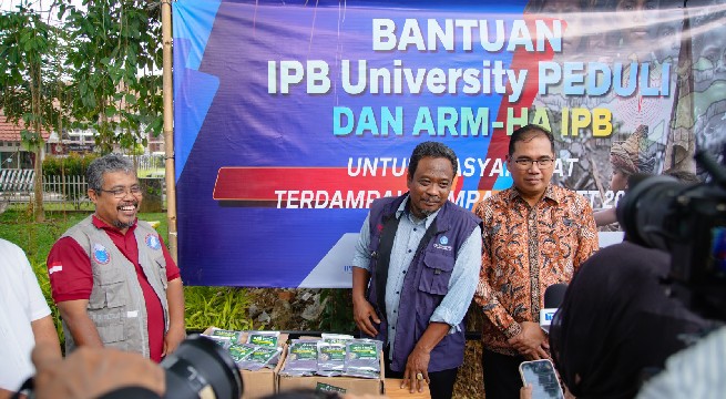IPB University dan ARM HA-IPB Kirim Bantuan ke NTT