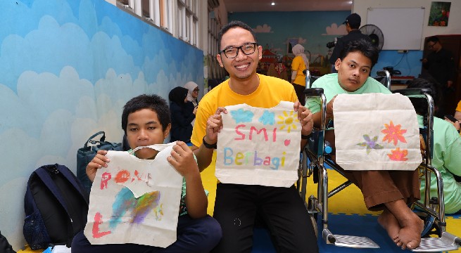 SMI Hadirkan Ruang Ekspresi bagi Anak Penyandang Disabilitas