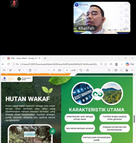 Wakaf Hutan Integrasikan Pelestarian Lingkungan dan Pemberdayaan Masyarakat